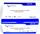 3cc Syringe with Detachable 20g 1 1/2 inch needle